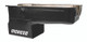 Moroso 20165 - 80-85 Chevrolet SBC (w/Passenger Side Dipstick) Wet Sump 7qt 9.5in Steel Oil Pan - Black