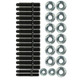 Moroso 38542 - GM LS (w/Aluminum Fabricated Oil Pan) Stud Kit