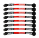 Moroso 52534 - 11in Long Sleeved Coil On Plug Ultra Spark Plug Wire Set - Red
