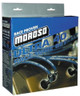 Moroso 73607 - Chevrolet Small Block Ignition Wire Set - Ultra 40 - Sleeved - HEI - 90 Degree - Blue