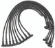 Moroso 73722 - Chevrolet Small Block (Sprint Car) Ignition Wire Set - Ultra 40 - Unsleeved - HEI - Black