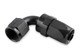 Mr. Gasket 229006-BL - 6 AN 90 Degree Swivel Hose End - Black