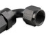 Mr. Gasket 229006-BL - 6 AN 90 Degree Swivel Hose End - Black