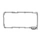 Mr. Gasket 6665G - Oil Pan Gasket - Molded Rubber with aluminum Carrier