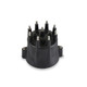MSD 84333 - Distributor Cap - V8 - HEI Terminals - Black - Spark Plug Wire Retainer