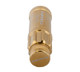 NRG LN-LS700CG-21 - 700 Series M12 X 1.5 Steel Lug Nut w/Dust Cap Cover Set 21 Pc w/Locks & Socket - Chrome Gold