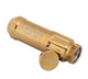 NRG LN-LS710CG-21 - 700 Series M12 X 1.25 Steel Lug Nut w/Dust Cap Cover Set 21 Pc w/Locks & Socket - Chrome Gold