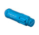 NRG LN-LS700BL-21 - 700 Series M12 X 1.5 Steel Lug Nut w/Dust Cap Cover Set 21 Pc w/Locks & Lock Socket - Blue