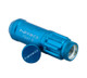 NRG LN-LS700BL-21 - 700 Series M12 X 1.5 Steel Lug Nut w/Dust Cap Cover Set 21 Pc w/Locks & Lock Socket - Blue