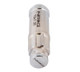 NRG LN-LS710SL-21 - 700 Series M12 X 1.25 Steel Lug Nut w/Dust Cap Cover Set 21 Pc w/Locks & Lock Socket - Silver
