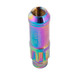 NRG LN-LS710MC-21 - 700 Series M12 X 1.25 Steel Lug Nut w/Dust Cap Cover Set 21 Pc w/Locks & Lock Socket - Neochrome