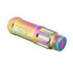NRG LN-LS700MC-21 - 700 Series M12 X 1.5 Steel Lug Nut w/Dust Cap Cover Set 21 Pc w/Locks & Lock Socket - Neochrome