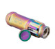 NRG LN-LS700MC-21 - 700 Series M12 X 1.5 Steel Lug Nut w/Dust Cap Cover Set 21 Pc w/Locks & Lock Socket - Neochrome