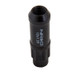 NRG LN-LS710BK-21 - 700 Series M12 X 1.25 Steel Lug Nut w/Dust Cap Cover Set 21 Pc w/Locks & Lock Socket - Black