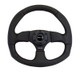 NRG RST-009R - Reinforced Steering Wheel (320mm Horizontal / 330mm Vertical) Leather w/Black Stitching