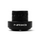 NRG SRK-RL130H-BK - Short Hub Adapter 96-00 Honda Civic / 94-02 Accord / 01-07 Fit - Matte Black
