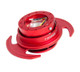 NRG SRK-650RD - Quick Release Kit Gen 3.0 - Red Metal Body / Red Ring w/Handles