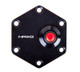 NRG STR-600BK - Hexagnal Steering Wheel Ring w/Horn Button - Black