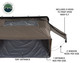 Overland Vehicle Systems 18189901 - Best Hard Shell Rooftop Tent  Bushveld II