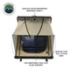 Overland Vehicle Systems 18119935 - LD TMON Clamshell Aluminum Hard Shell Roof Top Tent