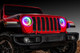 ORACLE Lighting 1214-333 - Jeep Wrangler JL/Gladiator JT LED Surface Mount Headlight Halo Kit - ColorSHIFT 2