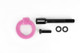 Perrin PSP-BDY-230HP - 02-07 Subaru WRX/STI Tow Hook Kit (Front) - Hyper Pink
