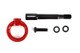 Perrin PSP-BDY-250RD - 08-14 Subaru WRX/STI (Hatchback) Tow Hook Kit (Rear) - Red