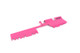 Perrin PSP-ENG-512HP - 15-21 Subaru WRX/STI Radiator Shroud (With/Without OEM Intake Scoop) - Hyper Pink