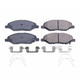 PowerStop 17-1345 - Power Stop 09-11 Nissan Versa Front Z17 Evolution Ceramic Brake Pads w/Hardware