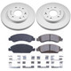 PowerStop CRK2069 - Power Stop 08-19 Cadillac Escalade Front Z17 Evolution Geomet Coated Brake Kit