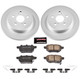 PowerStop CRK5503 - Power Stop 11-17 Lexus CT200h Rear Z17 Evolution Geomet Coated Brake Kit