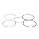 ProX 02.2319 - 99-22 YZ250 Piston Ring Set (66.40mm)