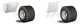Putco 78275 - 15-19 Chevy Silv/Sierra HD Dually - (Fits Rear) - Set of 2 Mud Skins - HDPE w/ Hex Shield