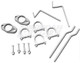 Pypes SFM29VB - 1979-2004 Mustang Black Pype Bomb Cat Back Exhaust System M80 Mufflers 409 Stainless Steel  Performance Exhaust