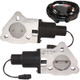 QTP QTEC50 - 2.5in Bolt-On QTEC Dual Electric Cutout Valves - Pair
