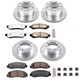 PowerStop K5459-36 - Z36 Truck and SUV Carbon-Fiber Ceramic Brake Pad and Drilled/Slotted Rotor Kit