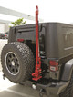 Rampage 86612 - 2007-2018 Jeep Wrangler(JK) High Lift Jack Mount - Black