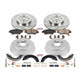 PowerStop KOE15088DK - Power Stop 07-08 Honda Fit Front & Rear Autospecialty Brake Kit