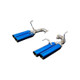 Remark RO-TBVA-SL - 2015+ Subaru WRX/STI VA Boso Edition Axle Back Exhaust w/ Burnt Blue Single Wall Tip