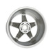 Rocket Racing Wheels TTR29-816150-C -  Flare - Titanium/Machined