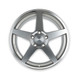 Rocket Racing Wheels TTR29-816177-A -  Flare - Titanium/Machined