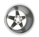 Rocket Racing Wheels TTR29-826555-D -  Flare - Titanium/Machined