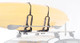 Rhino-Rack S512 - Folding J Style Kayak Carrier - Pair