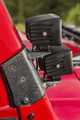 Rugged Ridge 11232.36 - 97-06 Jeep Wrangler TJ Textured Black Dual A-Pillar Light Mount