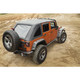 Rugged Ridge 13750.38 - Bowless Soft Top Black Diamond 4-Door 07-18 Jeep Wrangler JK