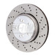 SHW Performance BRR42854 - SHW 08-13 BMW M3 4.0L Right Rear Cross-Drilled Lightweight Brake Rotor (34212283804)