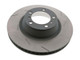 SHW Performance PRR39724 - SHW 11-16 Porsche Panamera 4 3.6L w/o Ceramics Right Rear Slotted Monobloc Brake Rotor (971615602P)