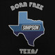 Simpson Motorcycle BFTTXL5 - Simpson Texas Born Free Tee