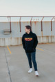 Simpson Safety 45019S - Racing Stripes Hoodie SM