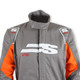 Simpson Safety AS05321 - AIRSPEED SUIT ALLOY/ORANGE/WHITE LG